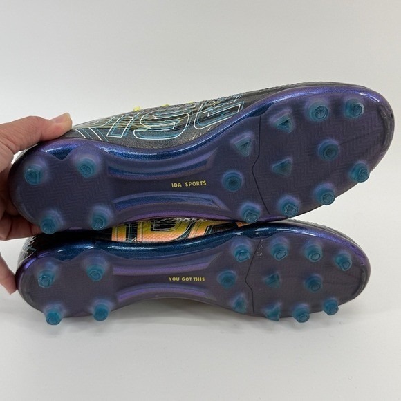 IDA Soccer Cleats Womens Size 10 Rise Elite FG/AG Sports Black White NEW - Picture 8 of 11